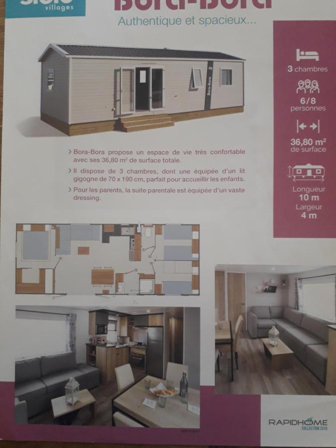 Camping 4 Mobil Home Priver Litteau Esterno foto
