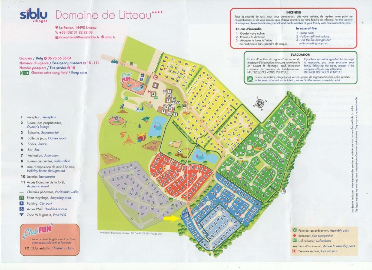 Camping 4 Mobil Home Priver Litteau Esterno foto